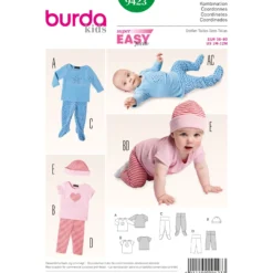 Patron Coordonnés Burda n°9423