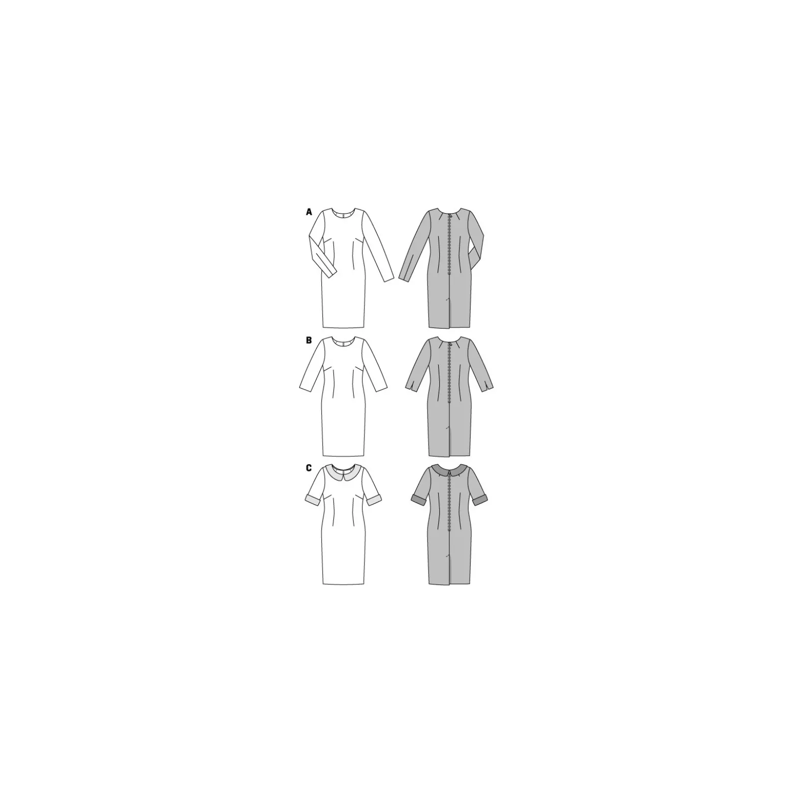 Patron Cousu Main Robe Burda n°7137 - Saison 3