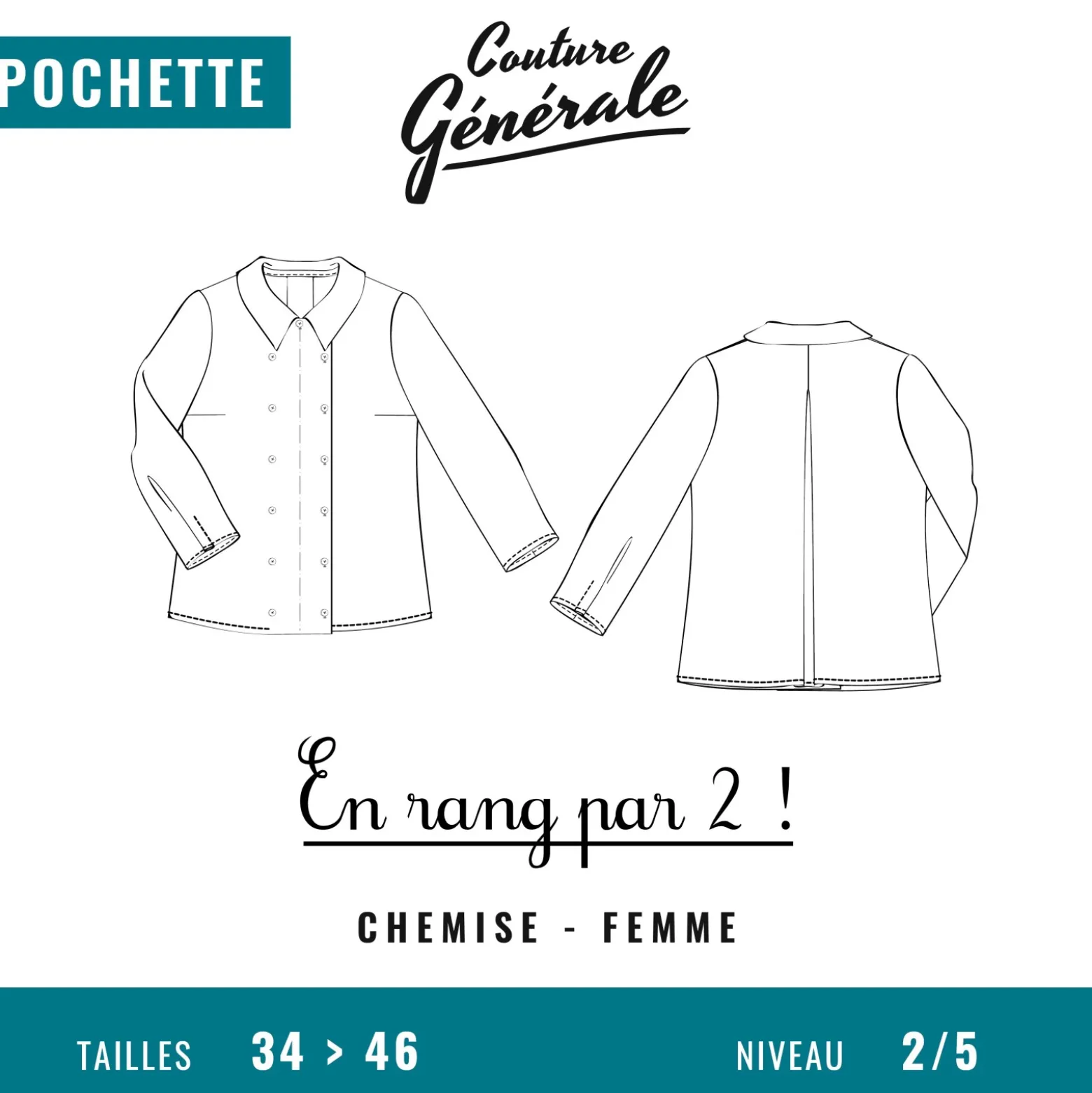 Patron Couture Générale Chemise – En rang par deux