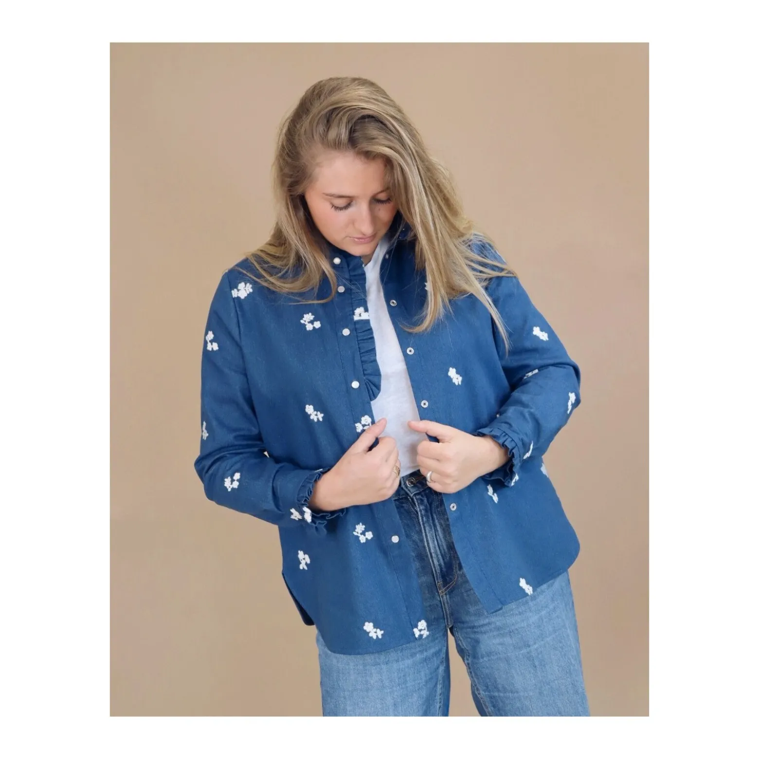 Patron Couture Générale chemise / robe - Jean & col