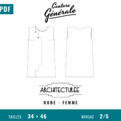 Patron Couture Générale Robe - Architecturée (PDF)