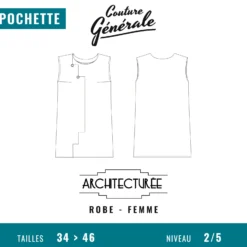 Patron Couture Générale Robe - Architecturée