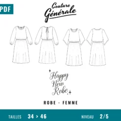 Patron Couture Générale Robe – Happy new robe (PDF)