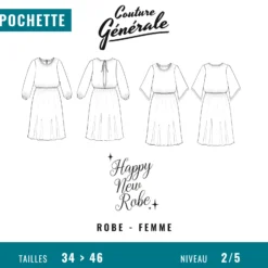 Patron Couture Générale Robe – Happy new robe