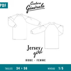 Patron Couture Générale Robe - Jersey Girl (PDF)