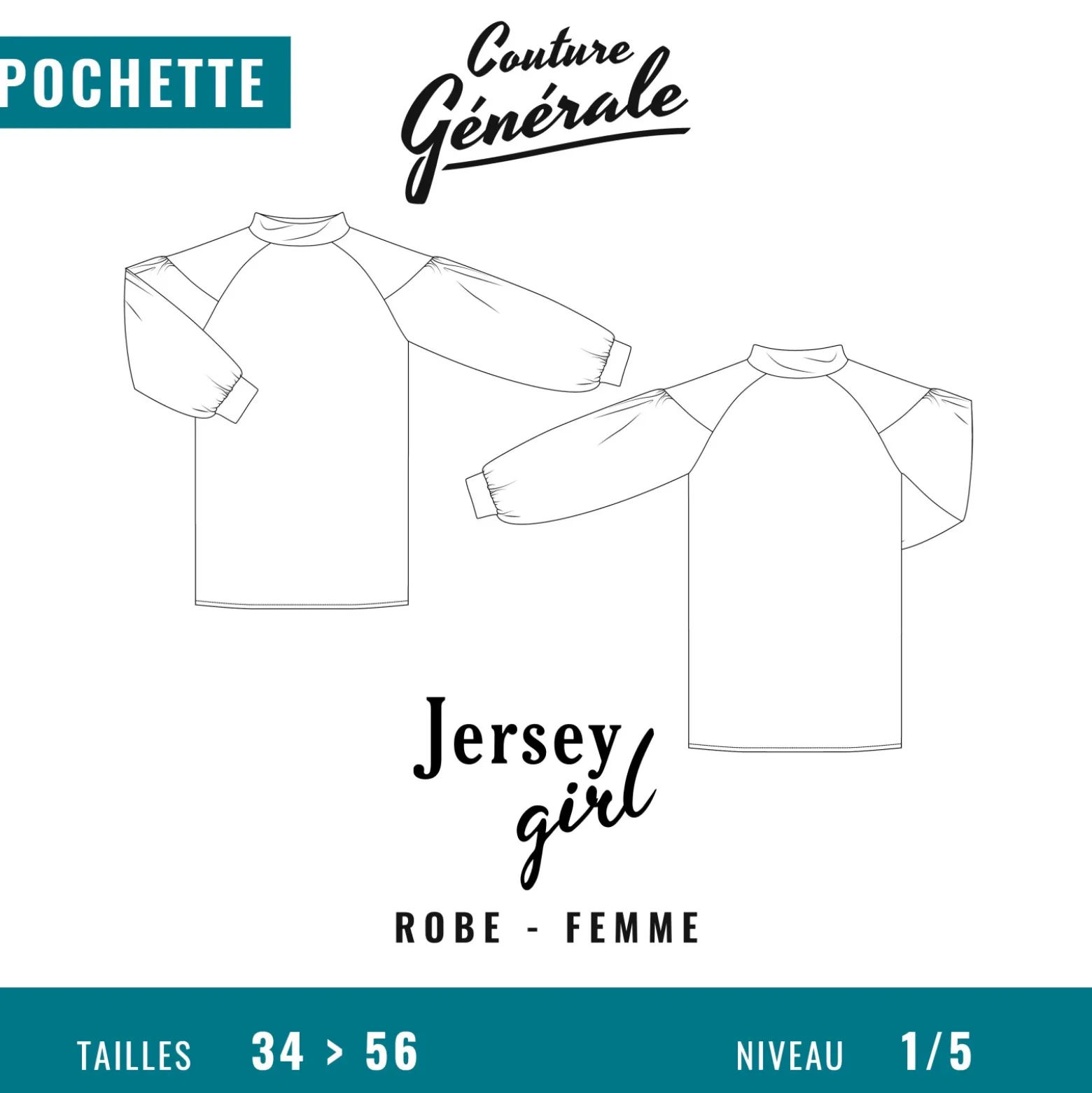 Patron Couture Générale Robe - Jersey Girl