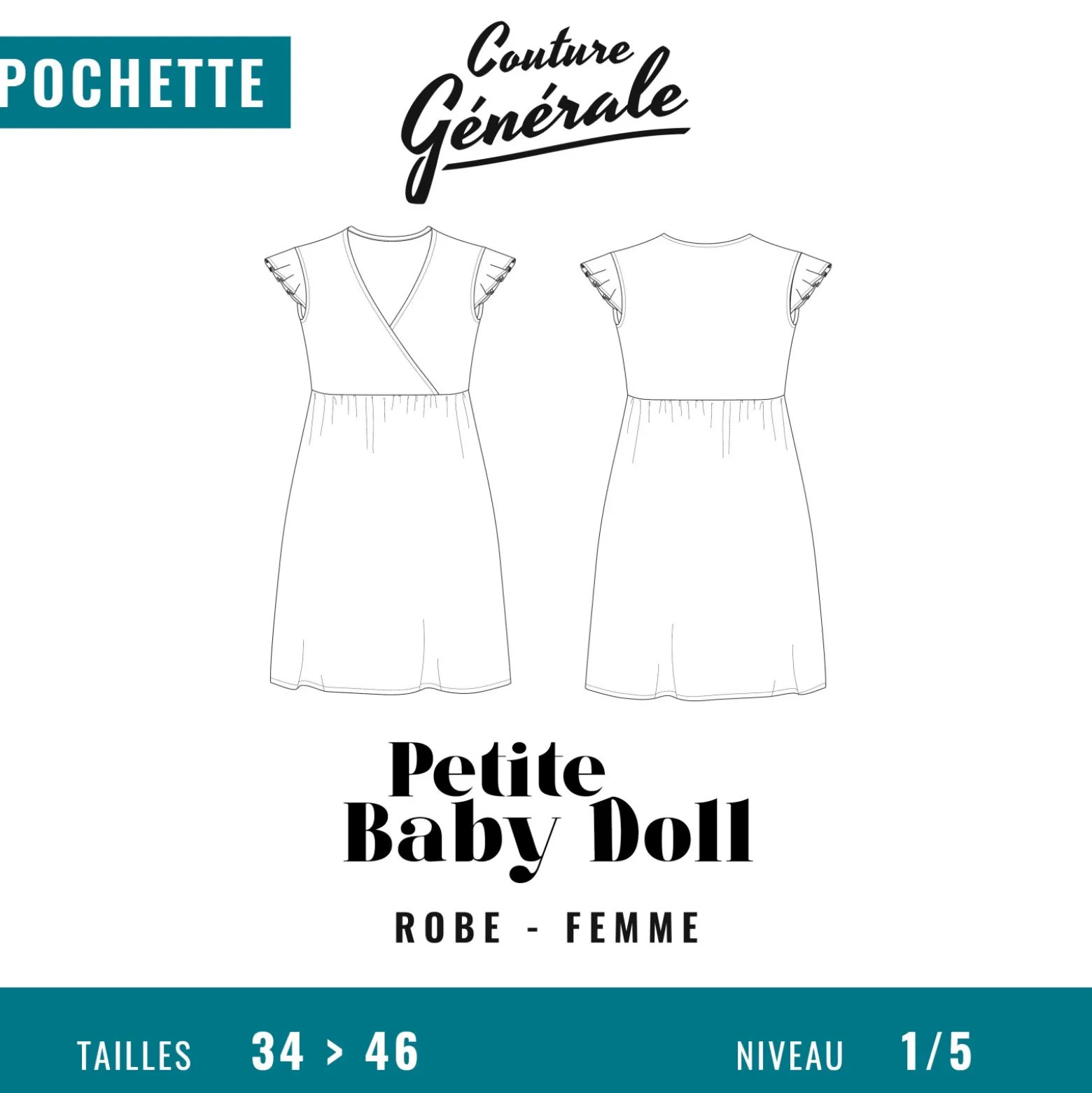 Patron Couture Générale Robe – Petite baby doll