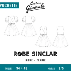 Patron Couture Générale Robe – Robe Sinclar