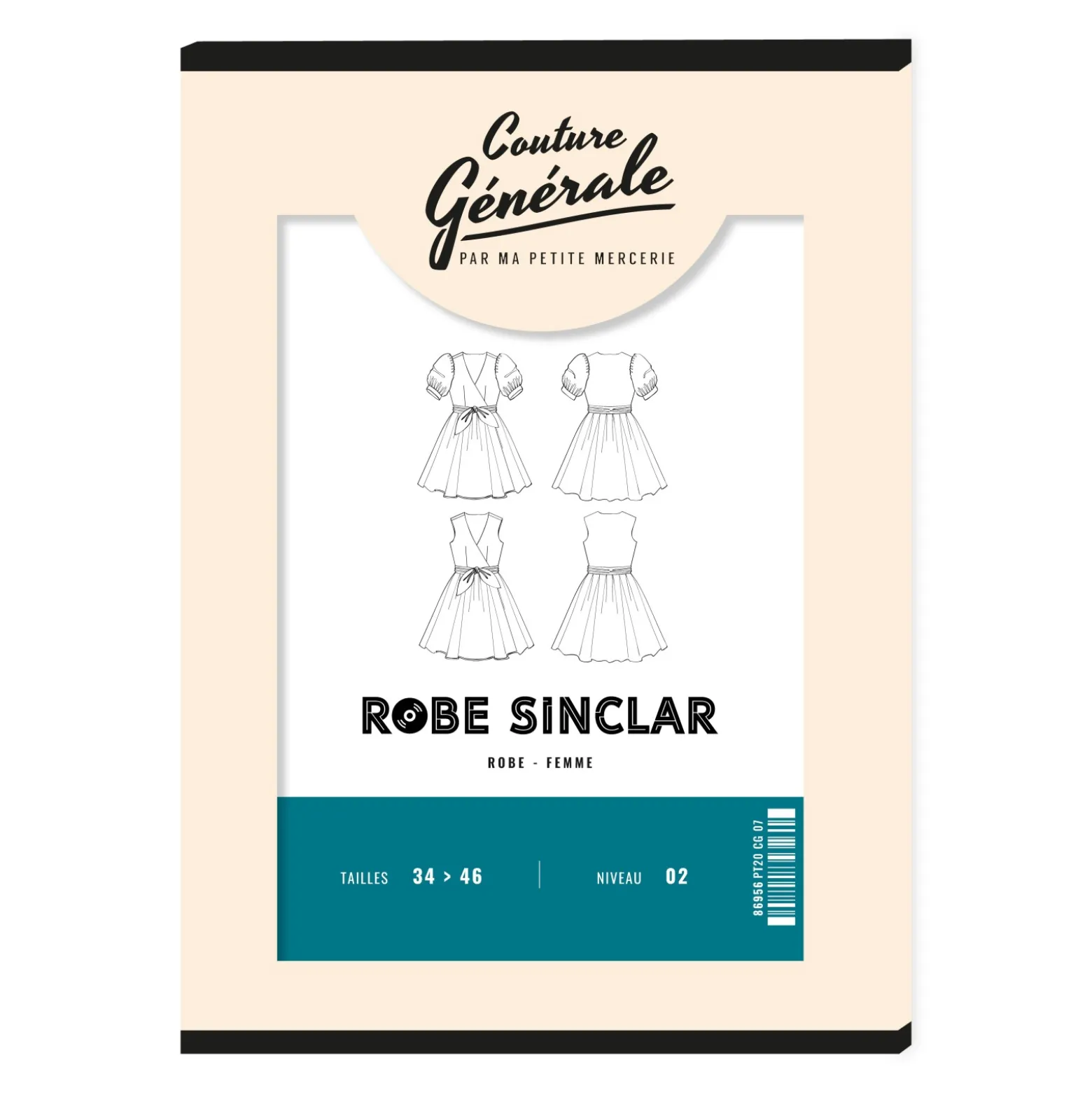 Patron Couture Générale Robe – Robe Sinclar