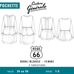 Patron Couture Générale Robe - Robe 66