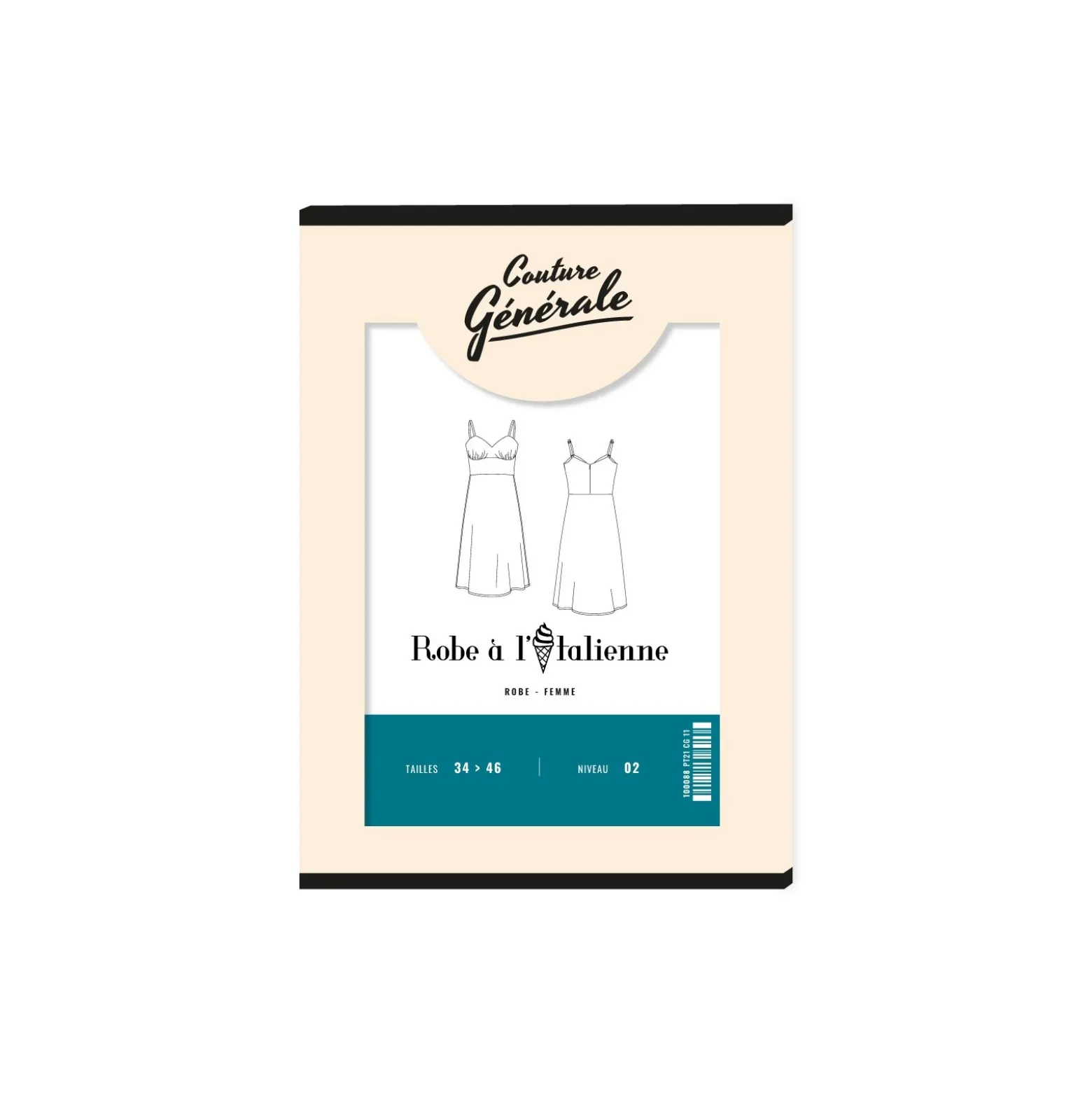 Patron Couture Générale Robe – Robe à l'italienne