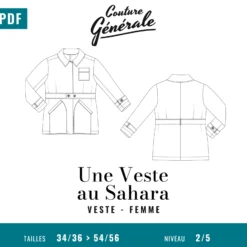 Patron Couture Générale Robe - Une Veste au Sahara (PDF)