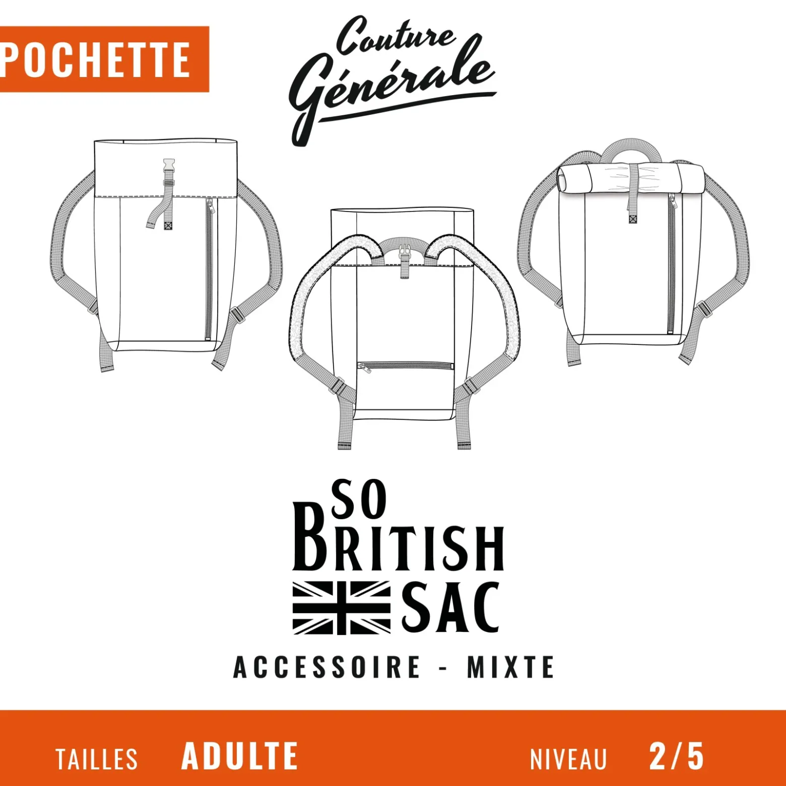 Patron Couture Générale Sac –So British sac