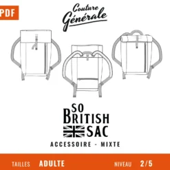 Patron Couture Générale Sac –So British sac (PDF)