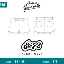 Patron Couture Générale Short – Été 72 (PDF)