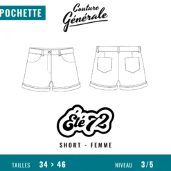 Patron Couture Générale Short – Été 72
