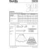 Patron Déguisement Jupe Enfant Burda N°2809