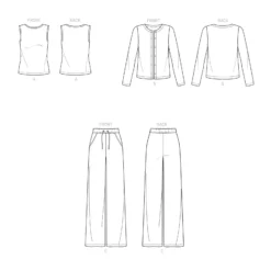 Patron Ensemble décontracté Femme - Simplicity n°S9272