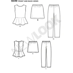 Patron Ensemble Enfant - New Look 6549
