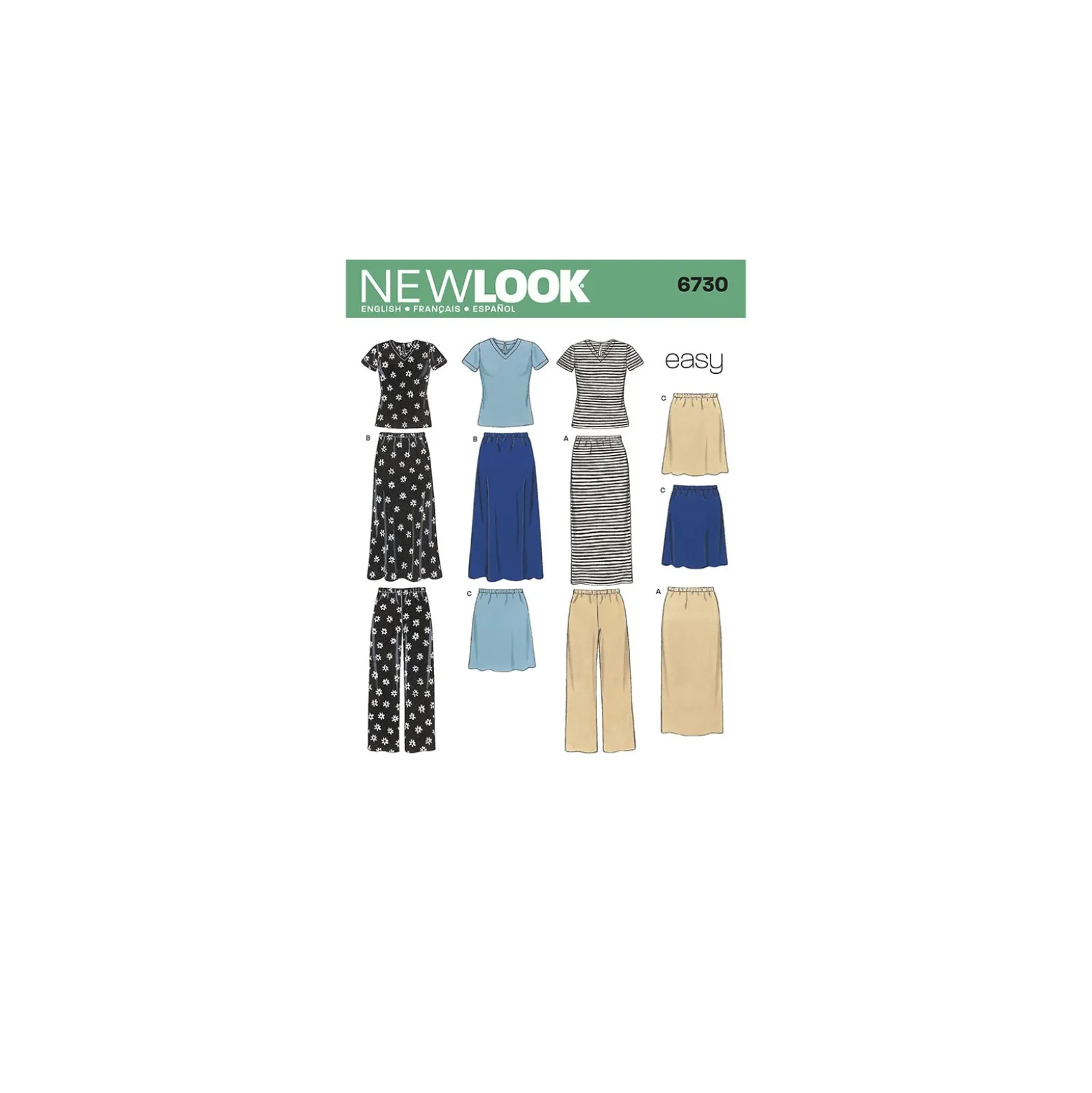 Patron Ensemble Femme - New Look 6730