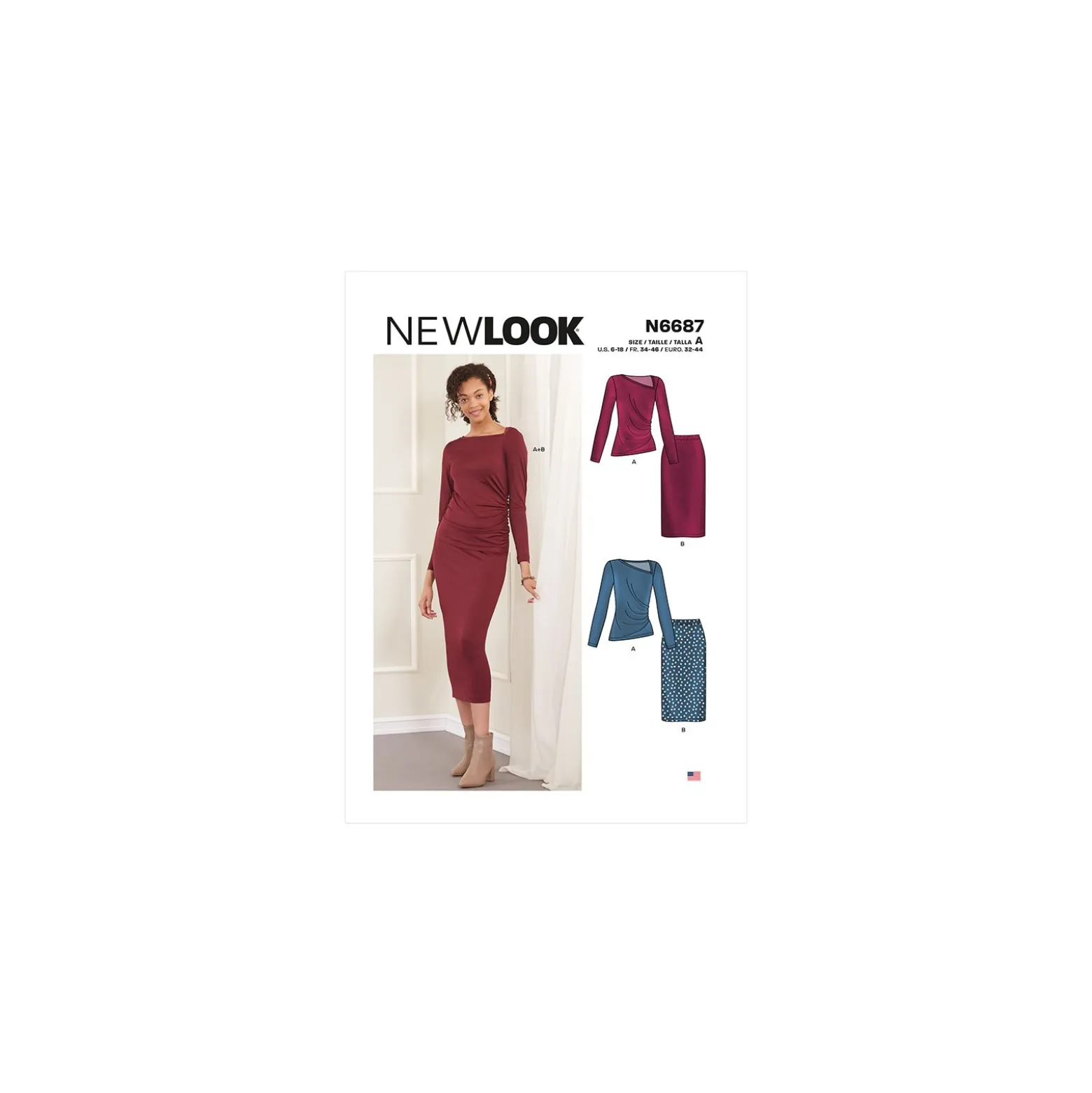 Patron Ensemble Femme - New Look 6687