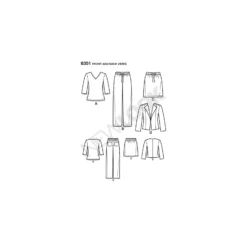 Patron Ensemble Femme - New Look 6351