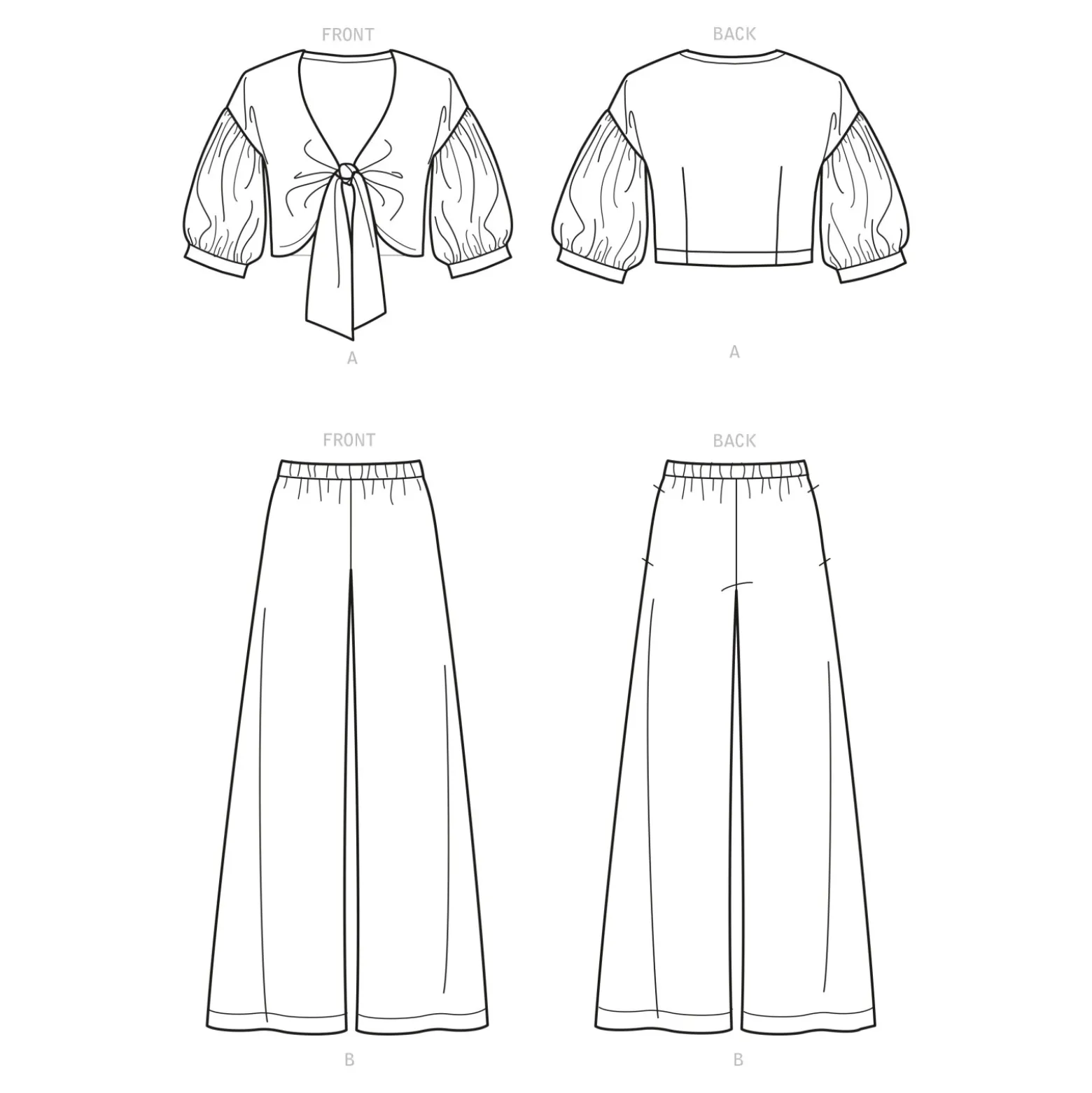 Patron Ensemble Femme - New Look 6677