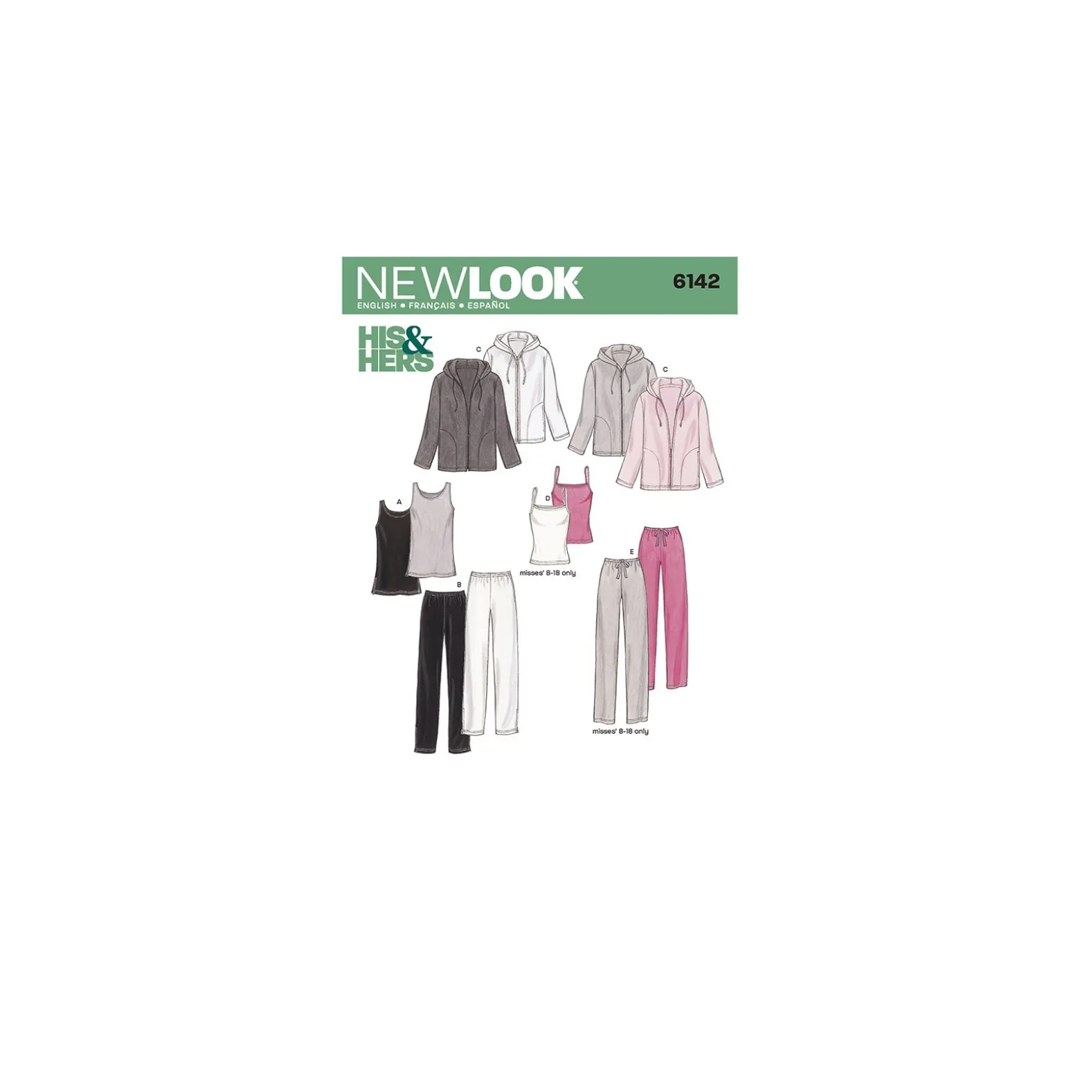 Patron Ensemble Sport Mixte - New Look 6142