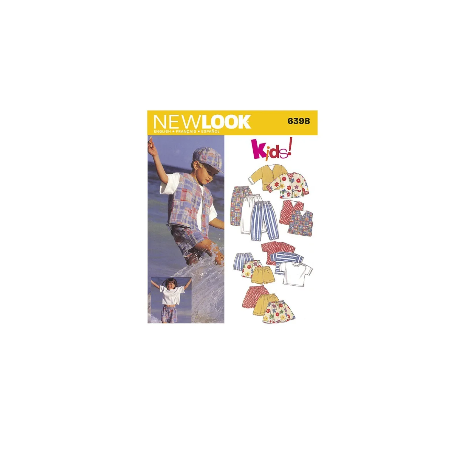 Patron Ensemble Été Mixte Enfant - New Look 6398
