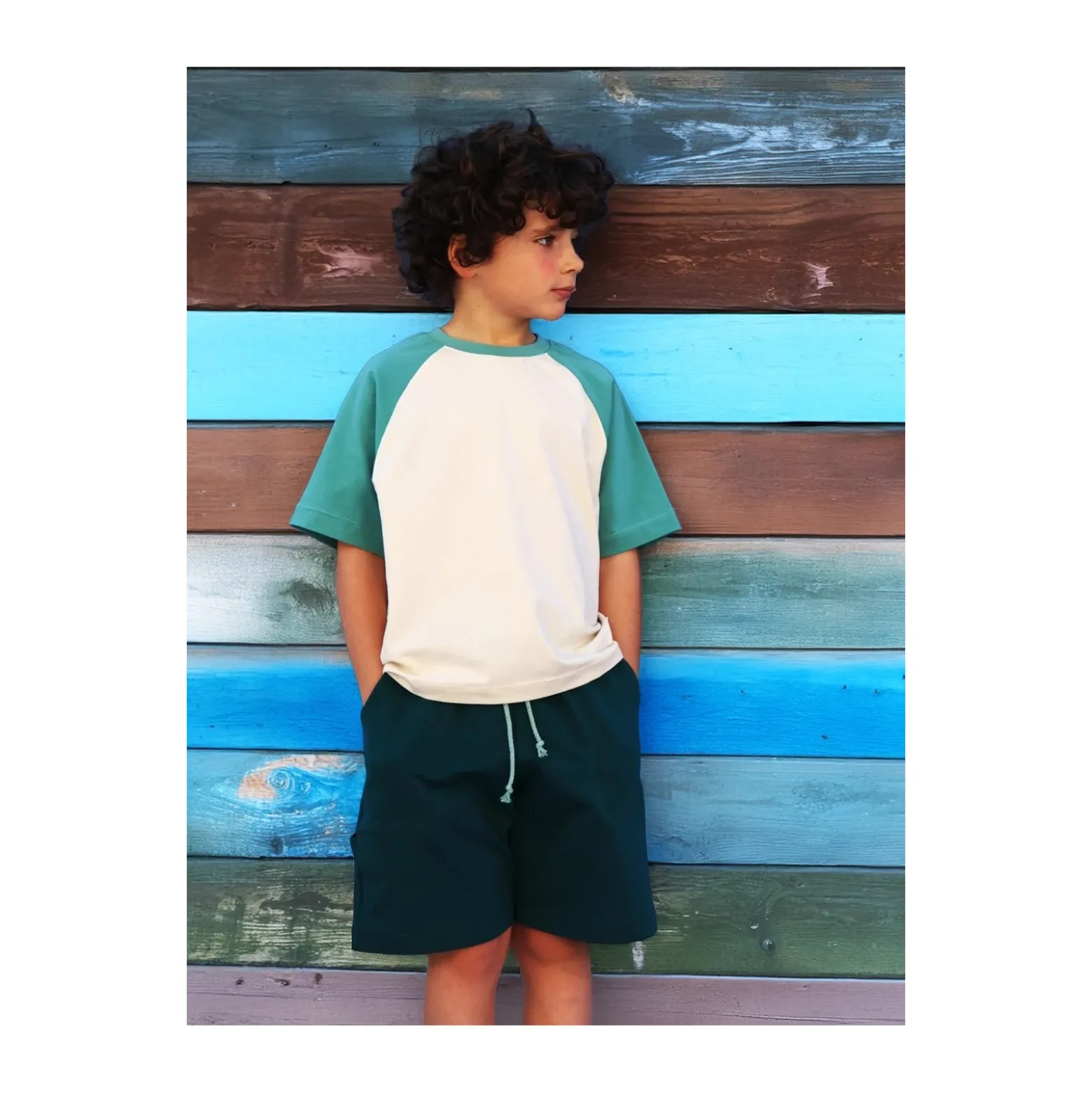Patron ensemble t-shirt et bermuda Marmaï - Ollie