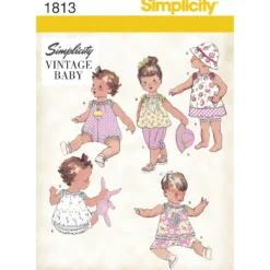 Patron ensemble vintage bébé - Simplicity n°1813