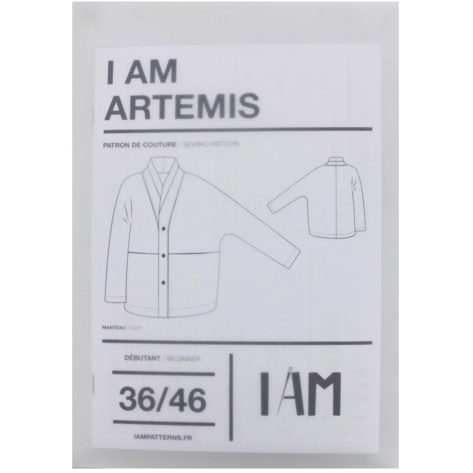 Patron Femme I AM Manteau - I am Artemis