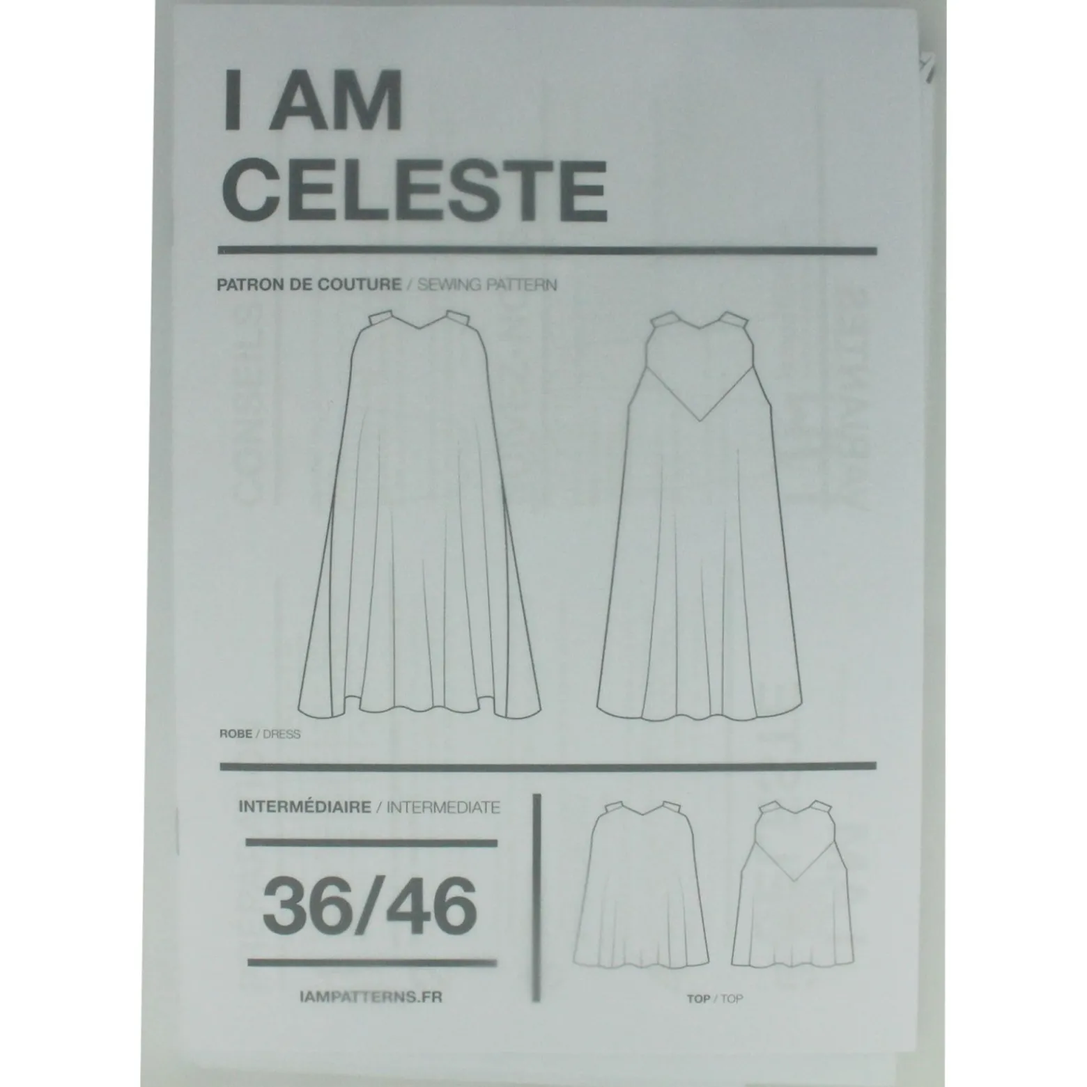 Patron Femme I AM Robe / Top- I amCeleste