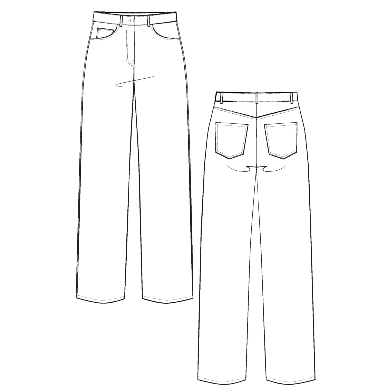 Patron Jean Maison Fauve - Worn