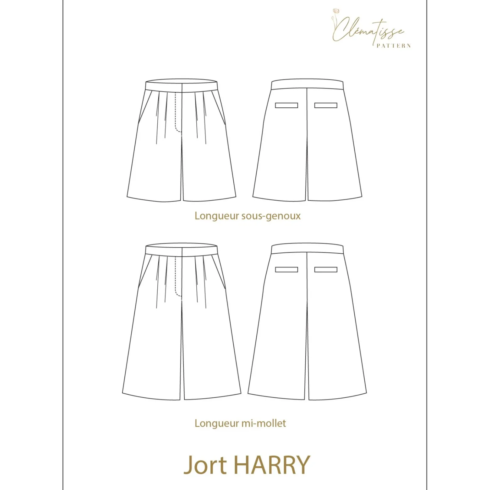 Patron Jort Clématisse Pattern - Harry