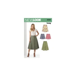Patron Jupe Boutonnée Femme - New Look 6346