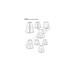 Patron Jupe Boutonnée Femme - New Look 6346