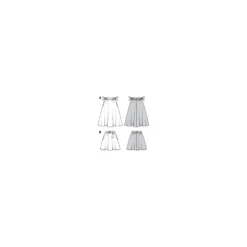 Patron Jupe Cloche Femme Burda N°6319