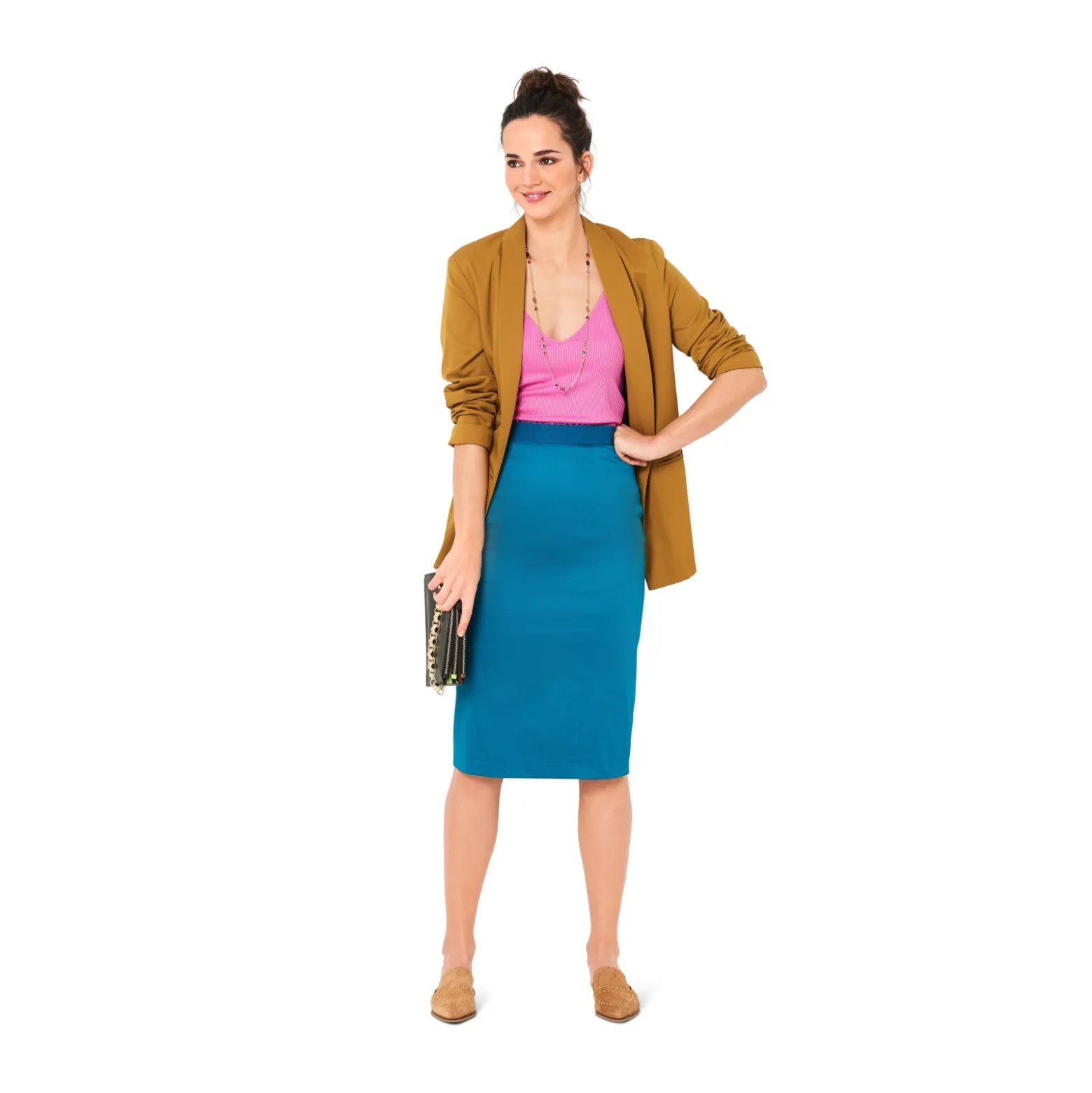 Patron jupe crayon Femme - Burda n°6112