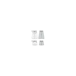 Patron jupe-culotte Femme - Burda n°6138