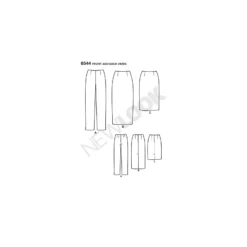 Patron Jupe TailleurFemme - New Look 6544