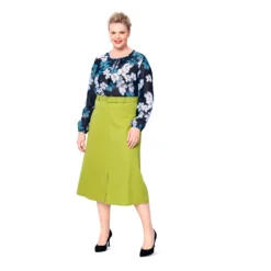 Patron jupe trapèze Femme grande taille - Burda n°6104