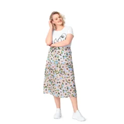 Patron jupe trapèze Femme grande taille - Burda n°6104