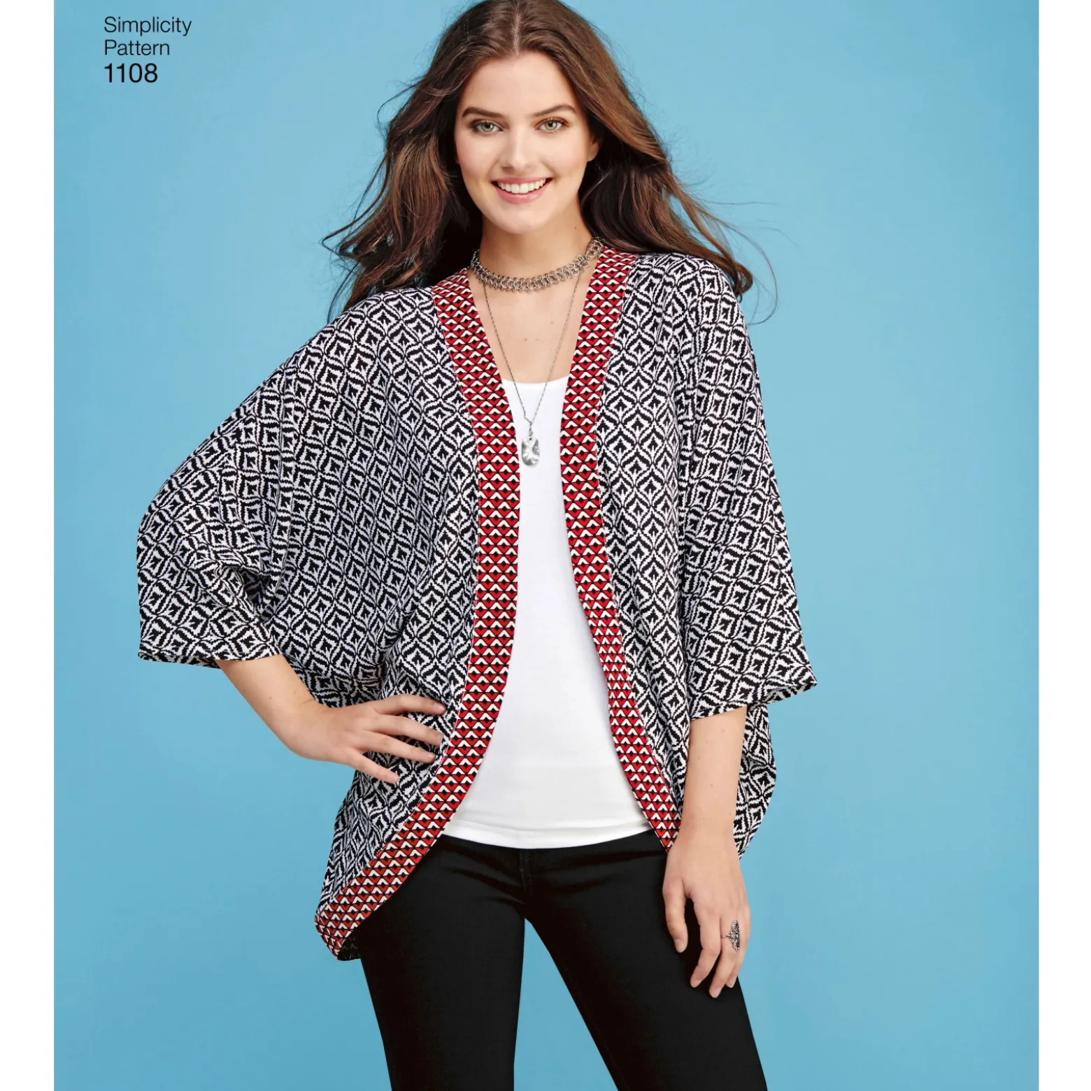 Patron Kimono à manches chauve-souris Femme - Simplicity n°1108