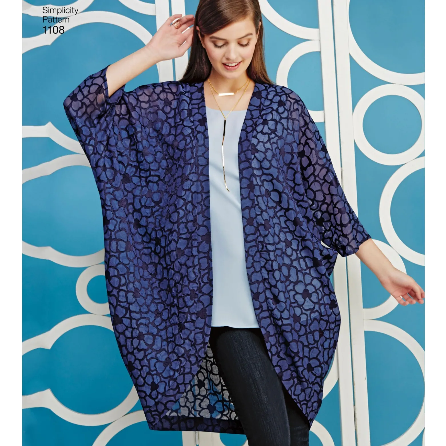 Patron Kimono à manches chauve-souris Femme - Simplicity n°1108