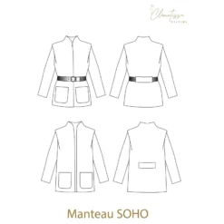 Patron Manteau Clématisse Pattern - Soho