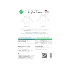 Patron Manteau Homme Les BG - Le Gentleman