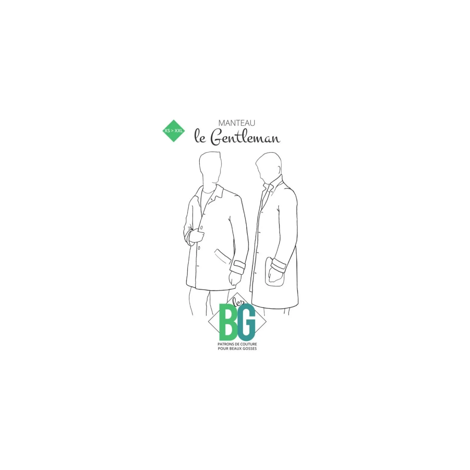 Patron Manteau Homme Les BG - Le Gentleman