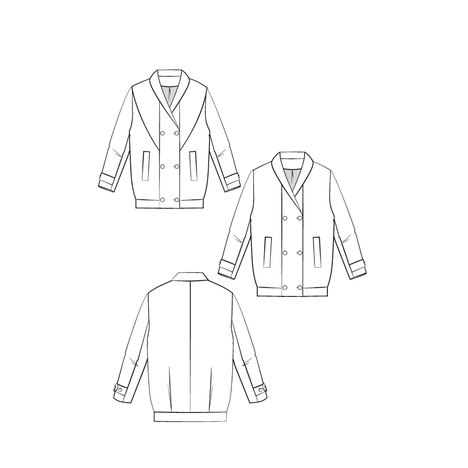 Patron Manteau Maison Fauve - Cliff