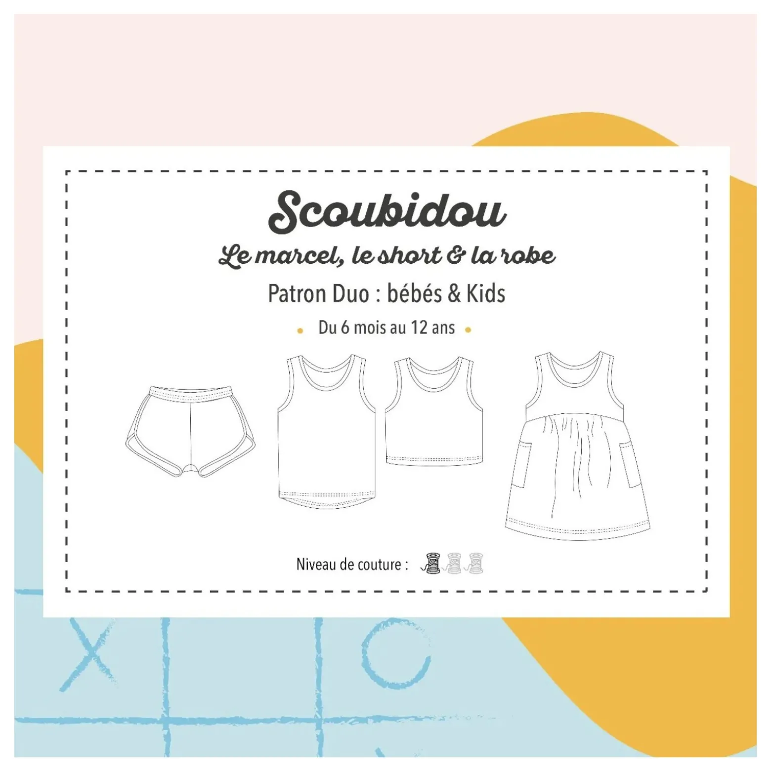 Patron marcel short et robe Marmaï - Scoubidou